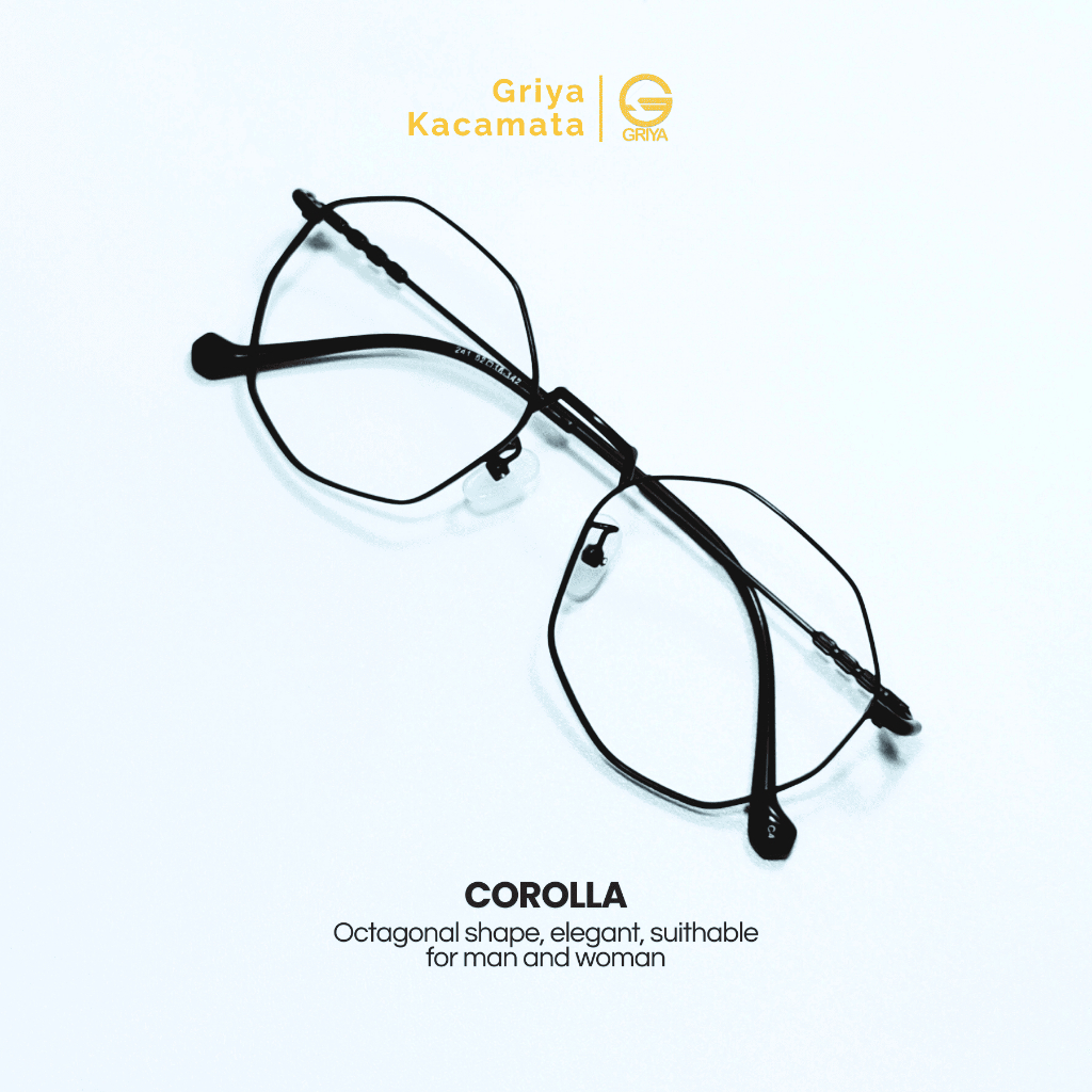 Griya kacamata frame kacamata wanita titanium kacamata minus anti patah fashion pria wanita