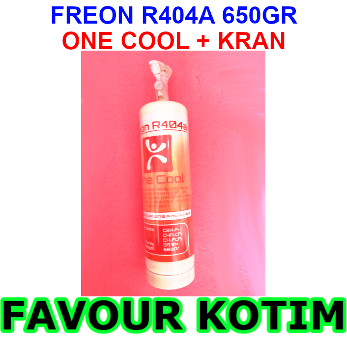 FREON KALENG R404A R 404A 404 A 650 GRAM GR PLUS KRAN FVKOTIM
