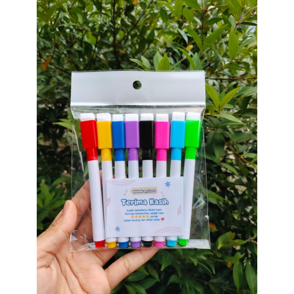 

SPIDOL WIPE AND CLEAN - 8 WARNA /UNTUK BELAJAR ANAK/BISA DIHAPUS