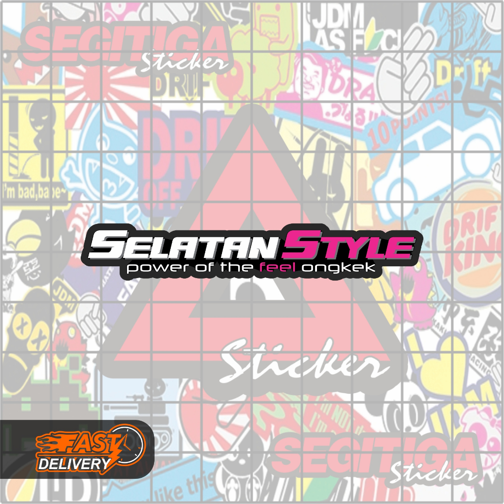 

Sticker Selatan Style Ukuran 10 x 1.5 Cm