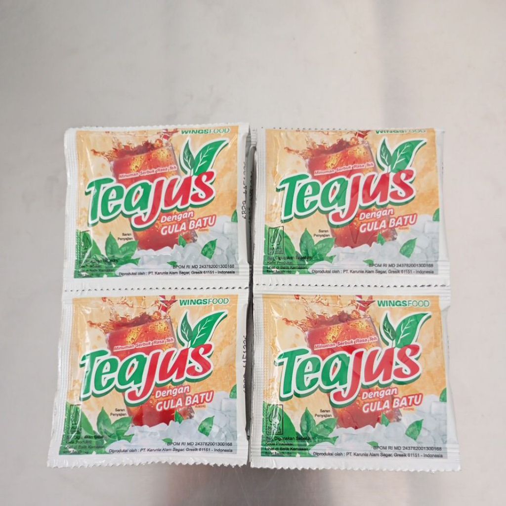 

Teajus Gula Batu Renceng Isi 10sachet 6gr