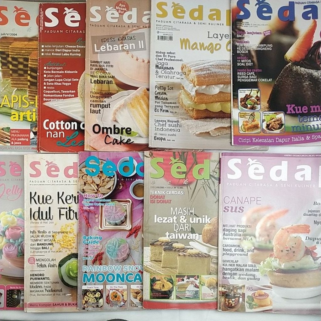 Majalah Sedap S2 | Buku Masak & Majalah Resep Preloved