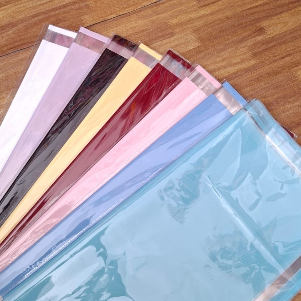 

[20 Lembar] Cellophane Wrapping King Frame Weterproof Kertas Buket Bunga Frame list Kaca