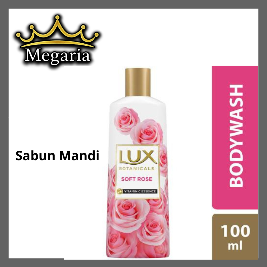 Lux Botanicals Sabun Mandi Cair Soft Rose Botol 100 ml