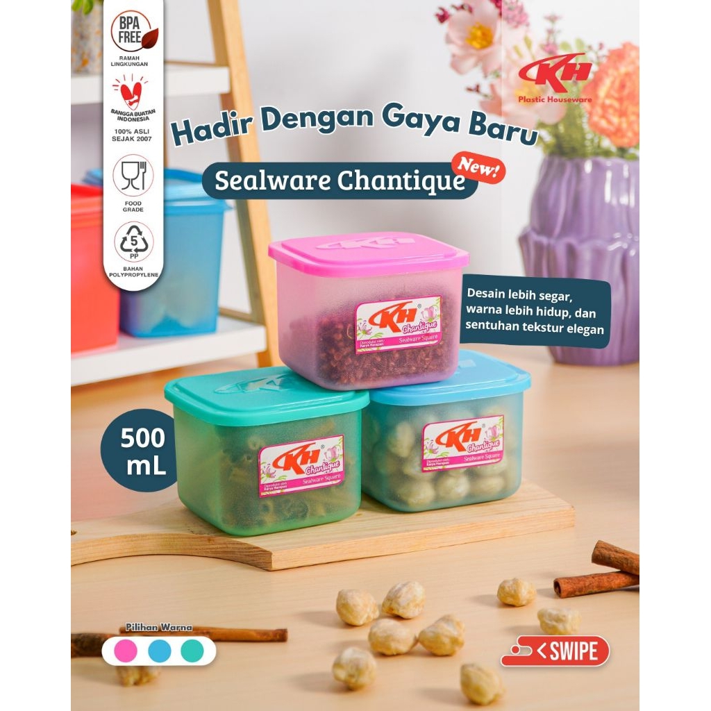 Toples Wadah Sealware Mini TOPLES CHANTIQUE KH