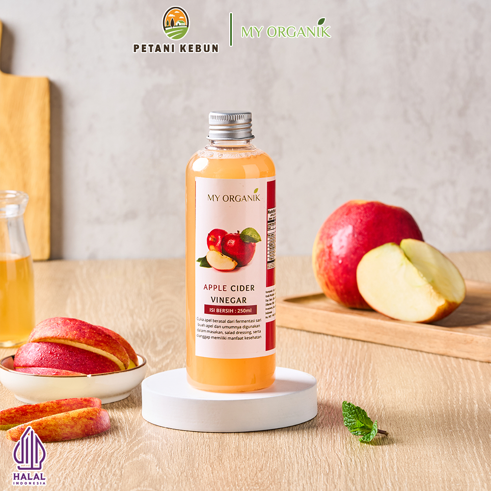 

My Organik Paket Murah Cuka apel Original Asli 500 ml 250ml Apple Vinegar With Mother Original