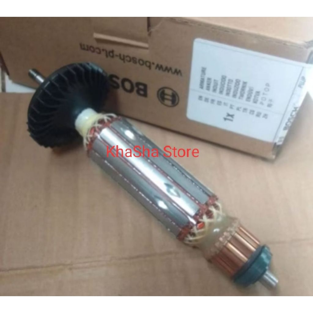 Armature GWS 7-100 Bosch Original part Angker mesin Gerinda Bosch