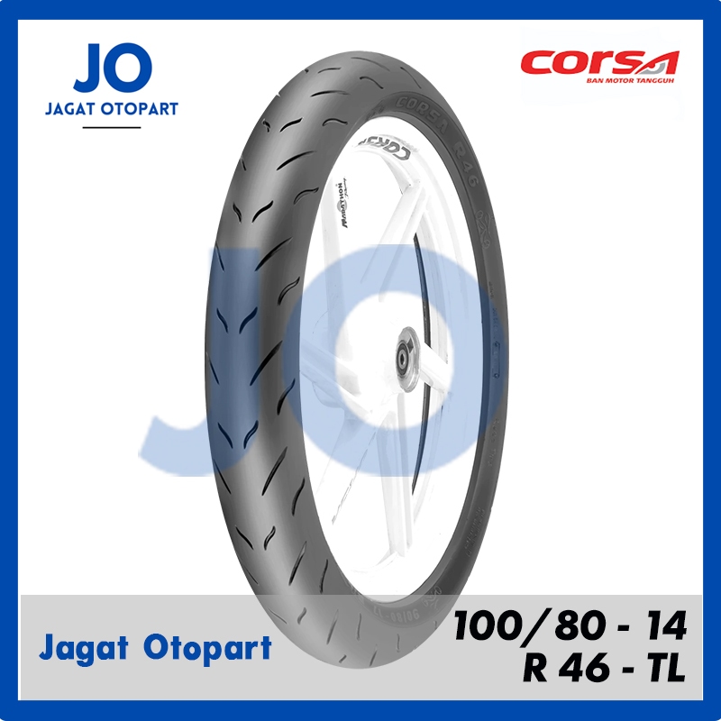JAGAT Ban Corsa R46 100 80 14 platinum tubeless beat mio vario
