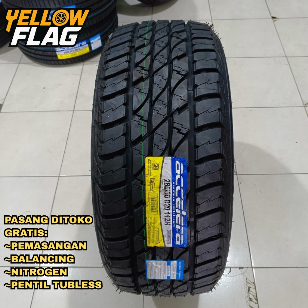 Ban Mobil Ring 20 Ukuran 285/50 Accelera Omikron AT 285 50 R20 Pajero Fortuner Hilux Ranger