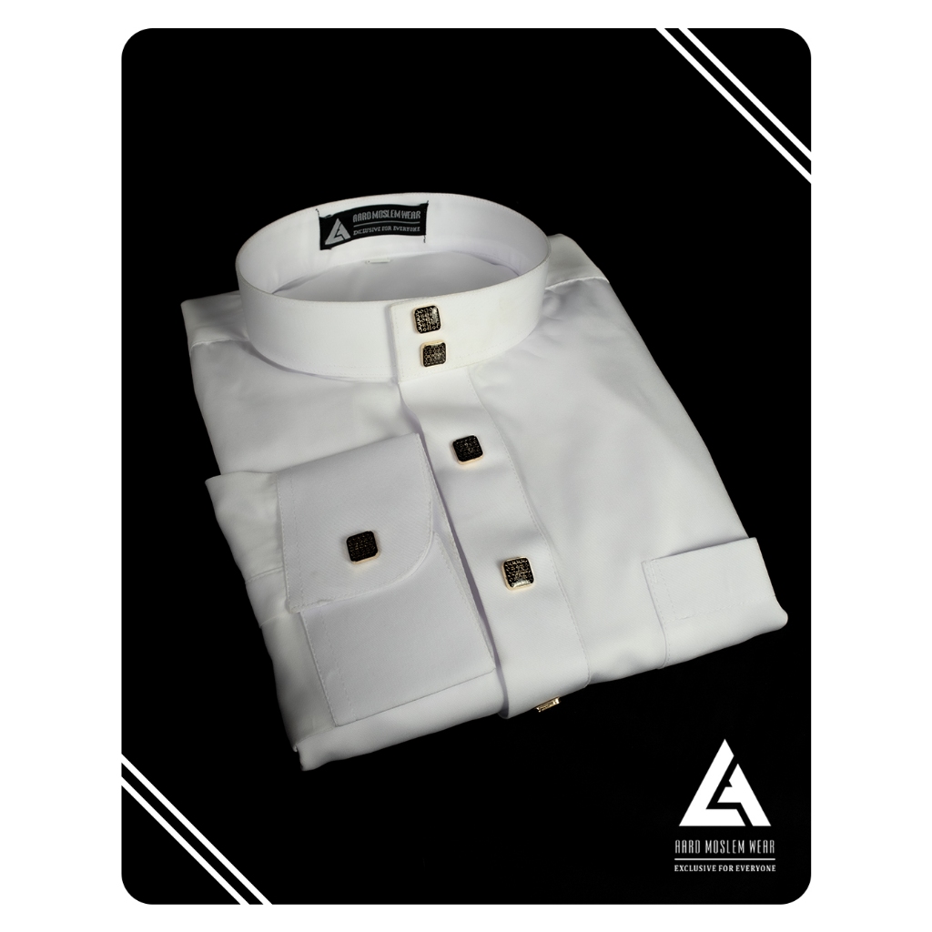 AARD | GAMIS PUTIH PRIA | JUBAH PRIA | GAMIS PRIA LENGAN PANJANG | JUBAH PRIA LENGAN PANJANG | GAMIS
