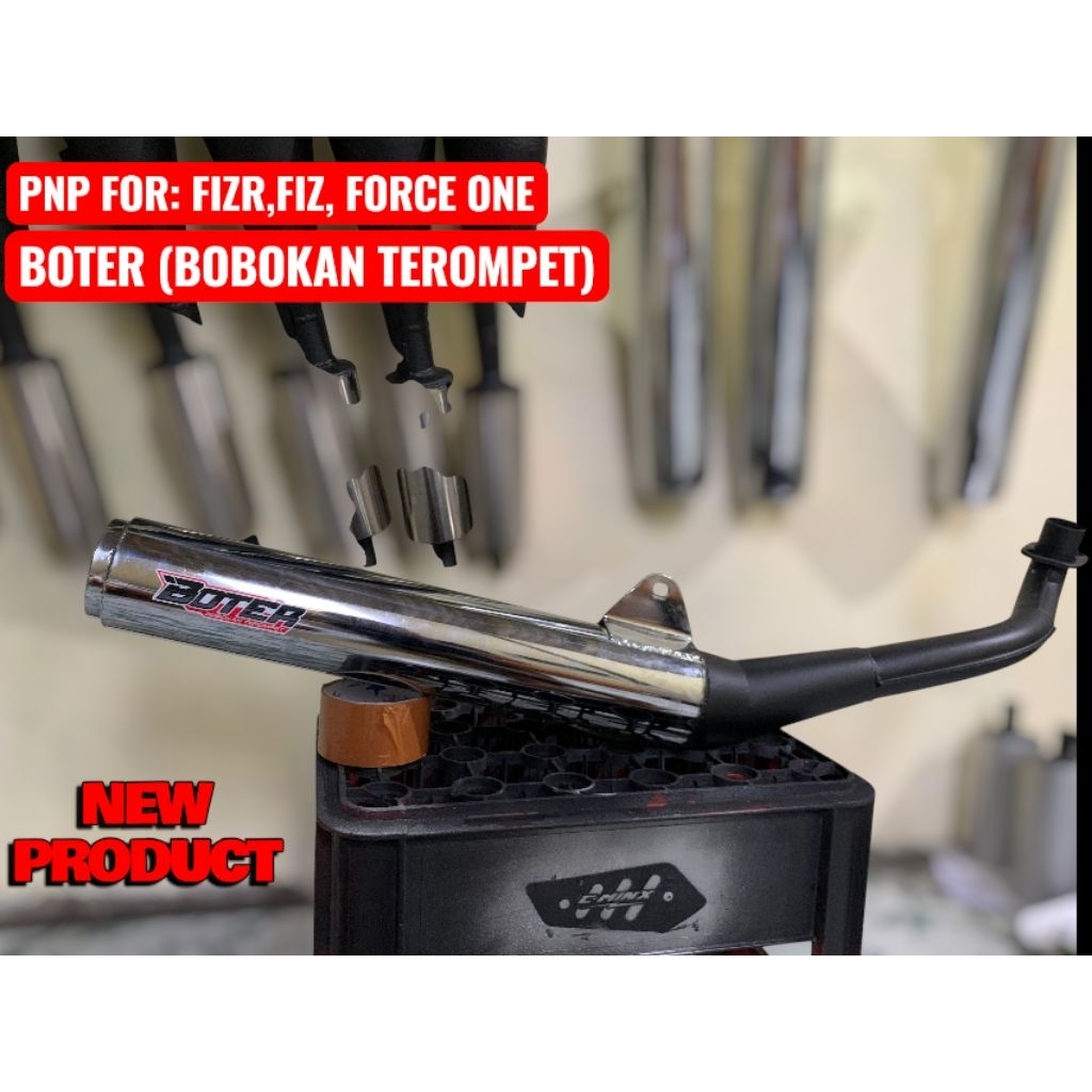 NEW KNALPOT FIZR,FIZ,F1 TYPE BOTER KNALPOT BAMBU FIZR BY CMINX RACINGMUFFLER