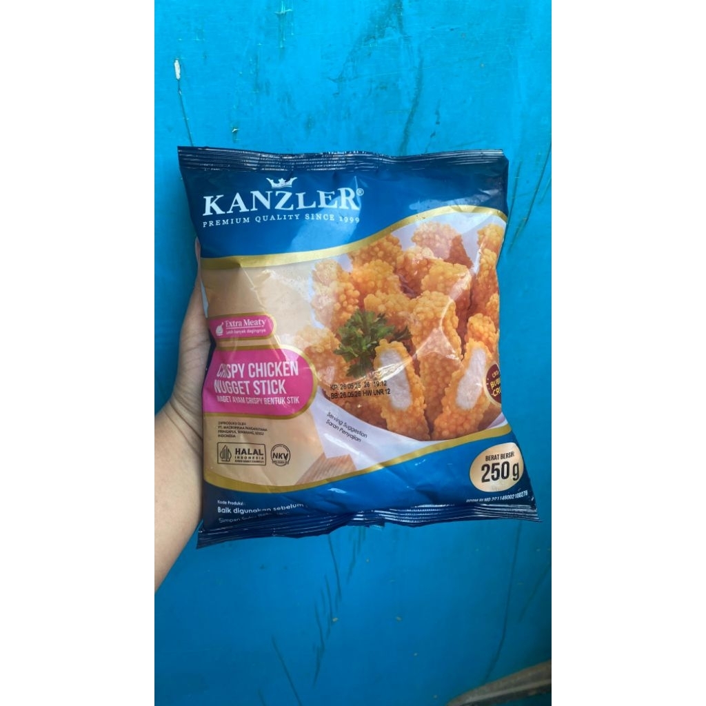 

Kanzler Crispy Stik 250g Frozen food cik ntik Jambi cemilan jajanan seblak korea jepang