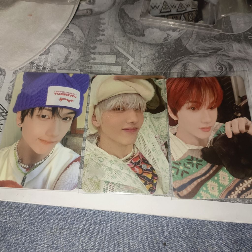 Photocard jisung pororo, candy tatto, xmas22