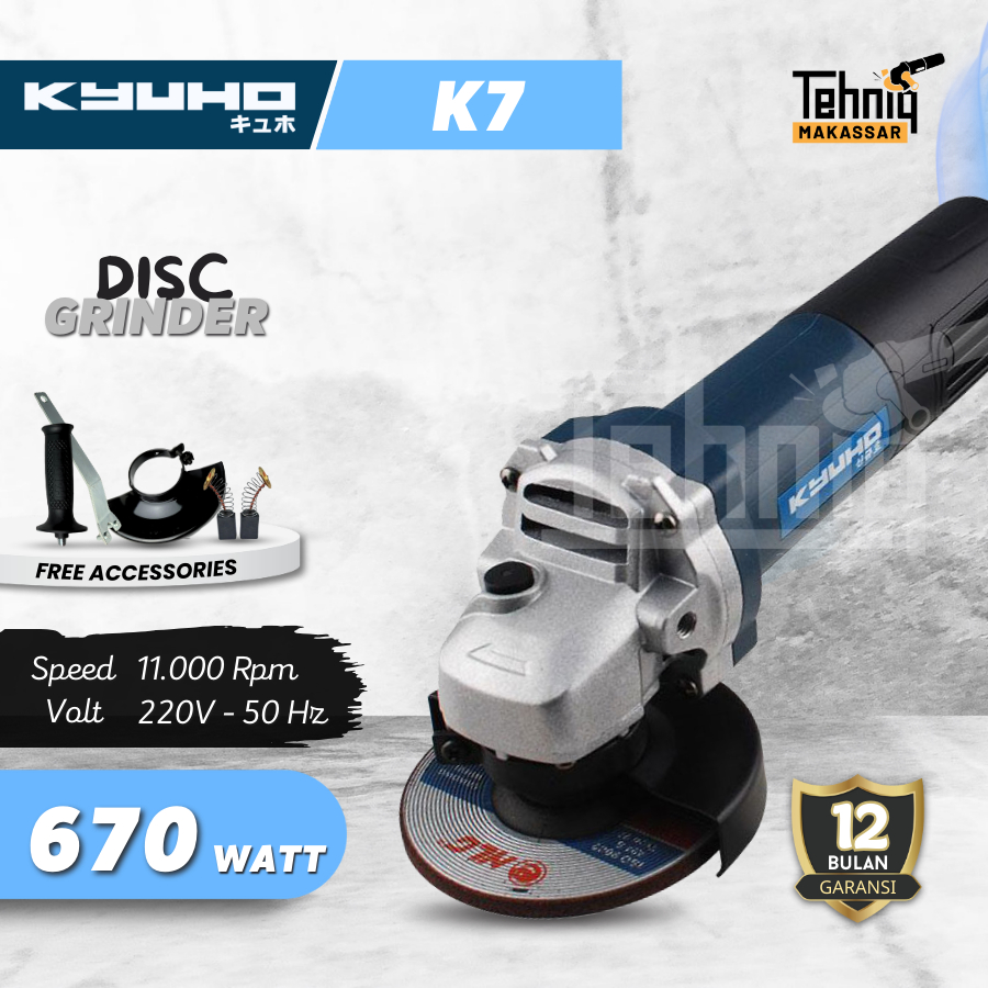 Mesin Gerinda Grinder KYUHO K7 Grinder Mesin