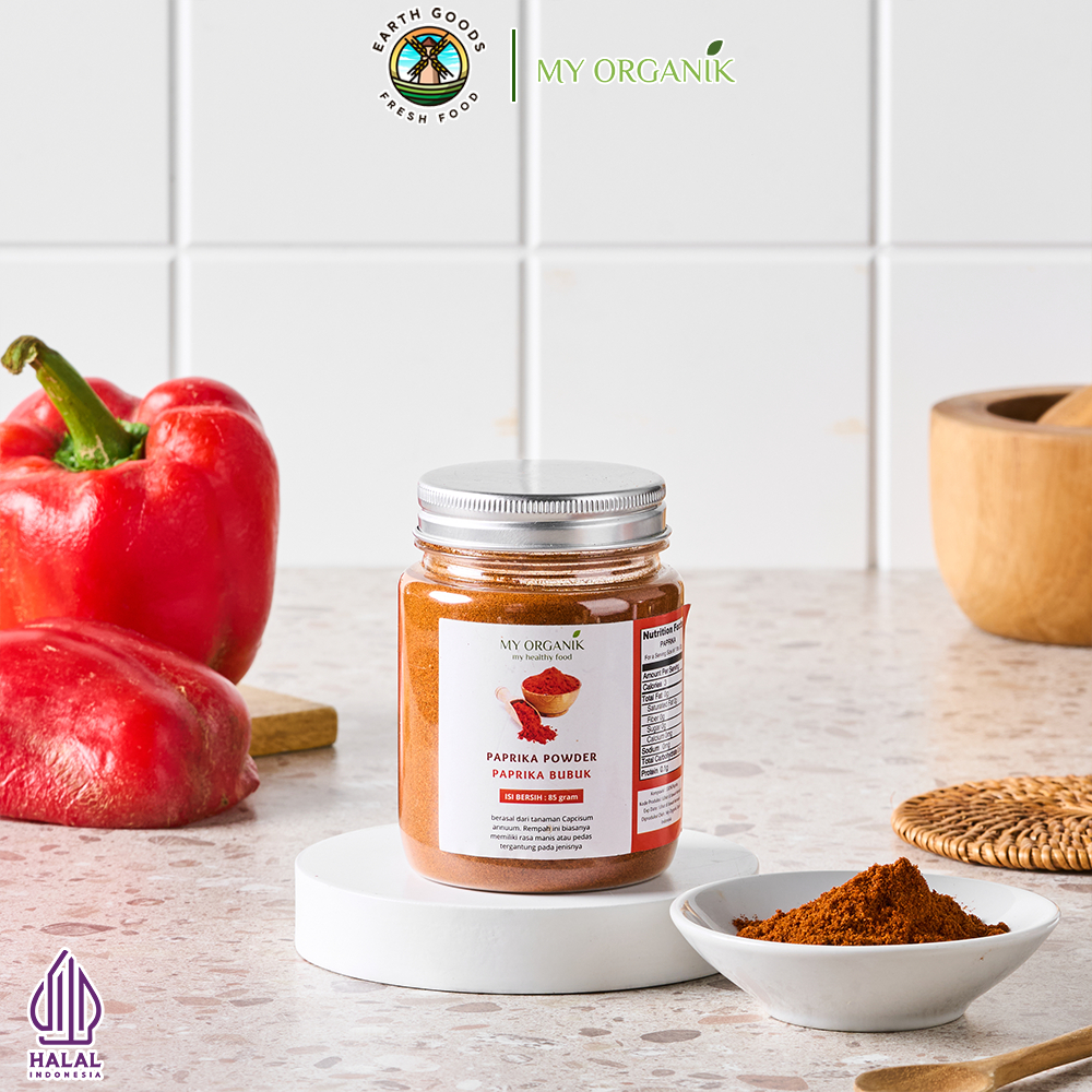 

My Organik Red Paprika Powder Paprika Merah Bubuk Murni Tanpa Campuran