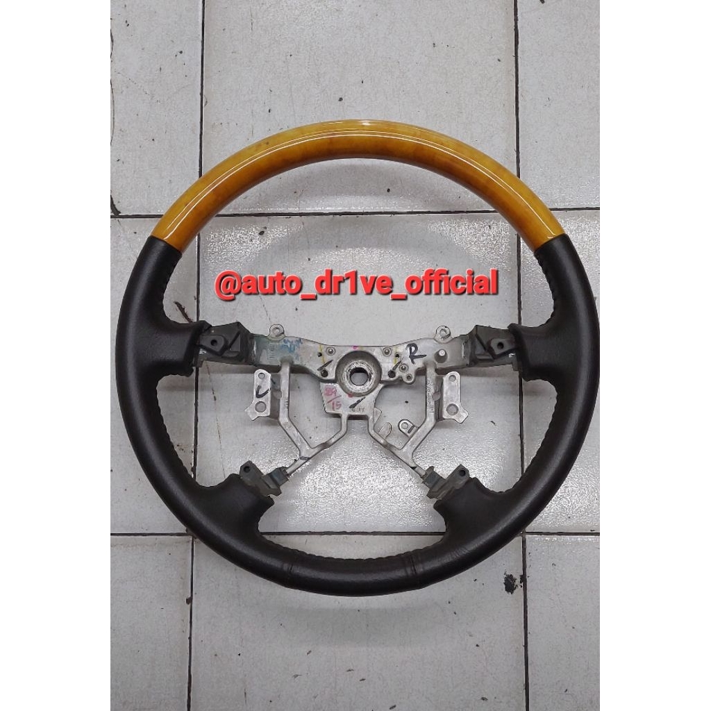Lingkar Stir Innova V 2004-2011 Original Custom Kayu Kuning Gading