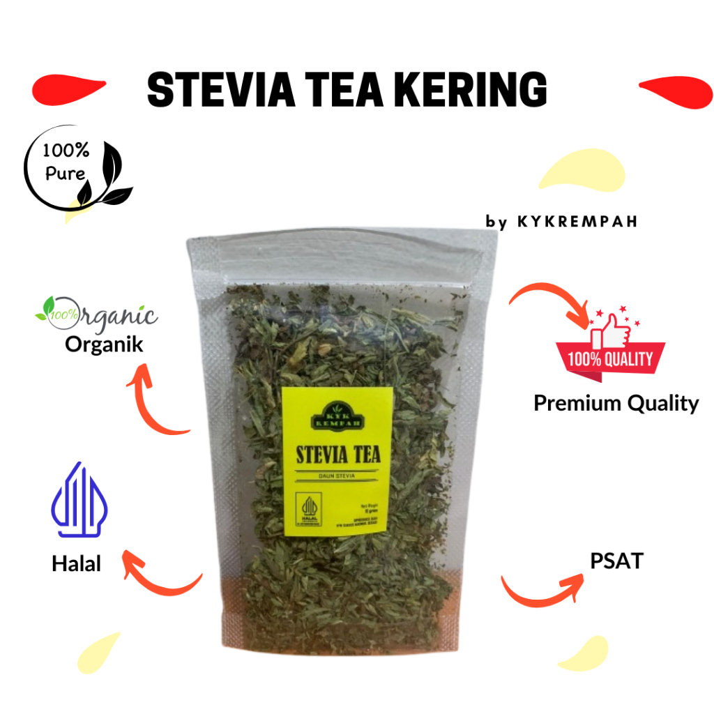 

Stevia Kering Pemanis Alami Daun Stevia