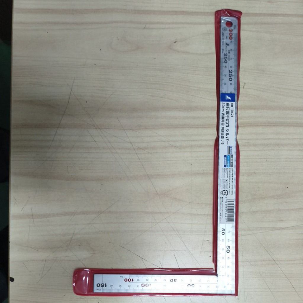 

SHINWA 10421 Penggaris Siku 300 x 150 mm Carpenter's Square 30 x 15 cm