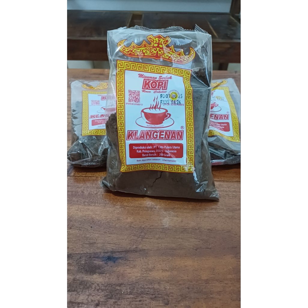

Kopi Klangenan Khas Lampung 200 Gram Rasa Coklat