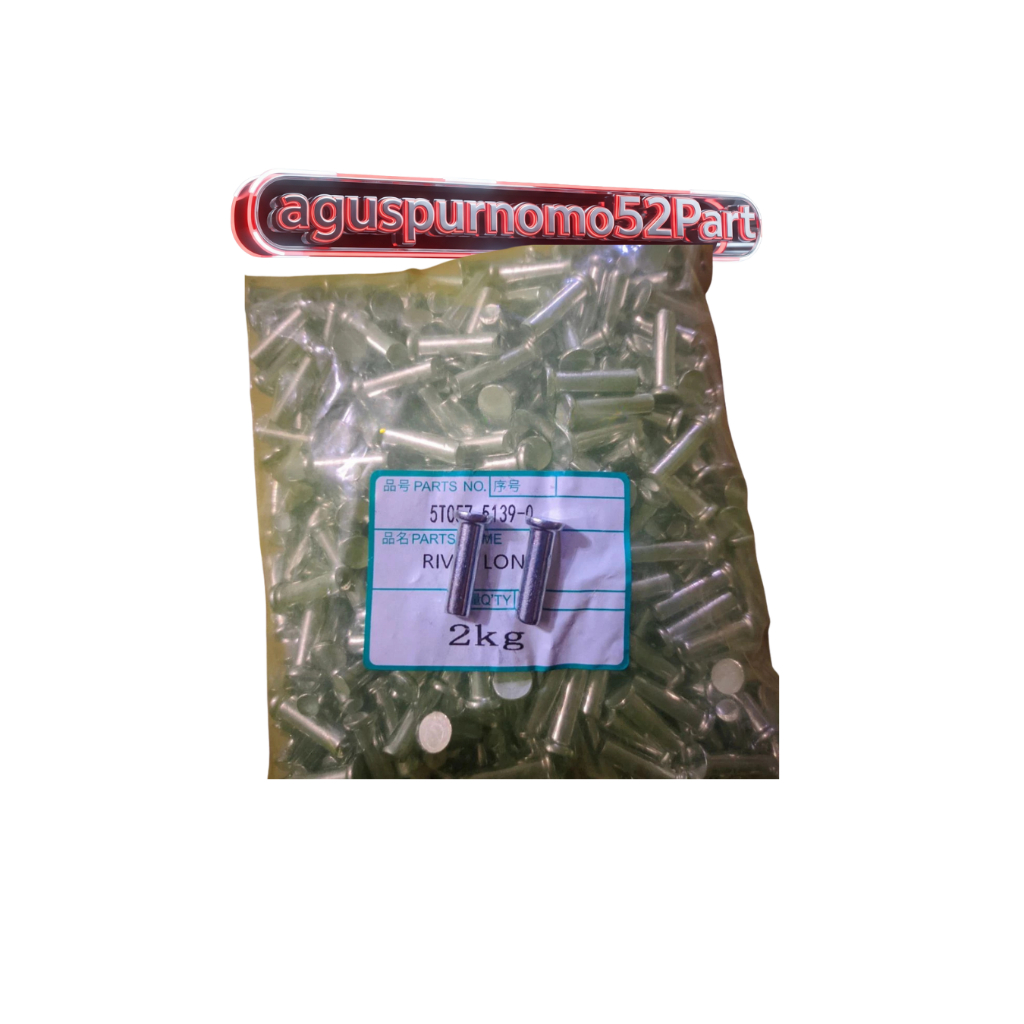 paku rived panjang, keling pisau 10 pcs, 5T057-51380 combine harvester