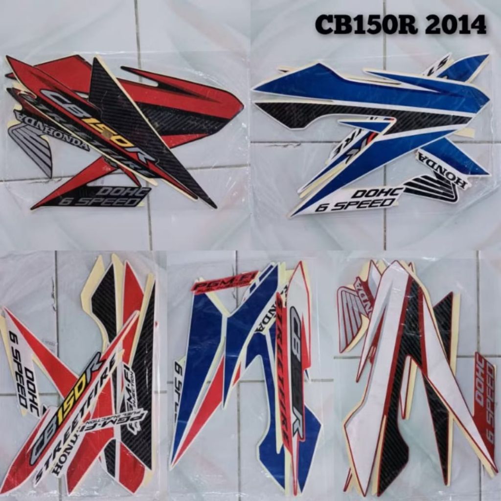 Stiker Striping Lis Body Motor CB 150R 2014 Standar
