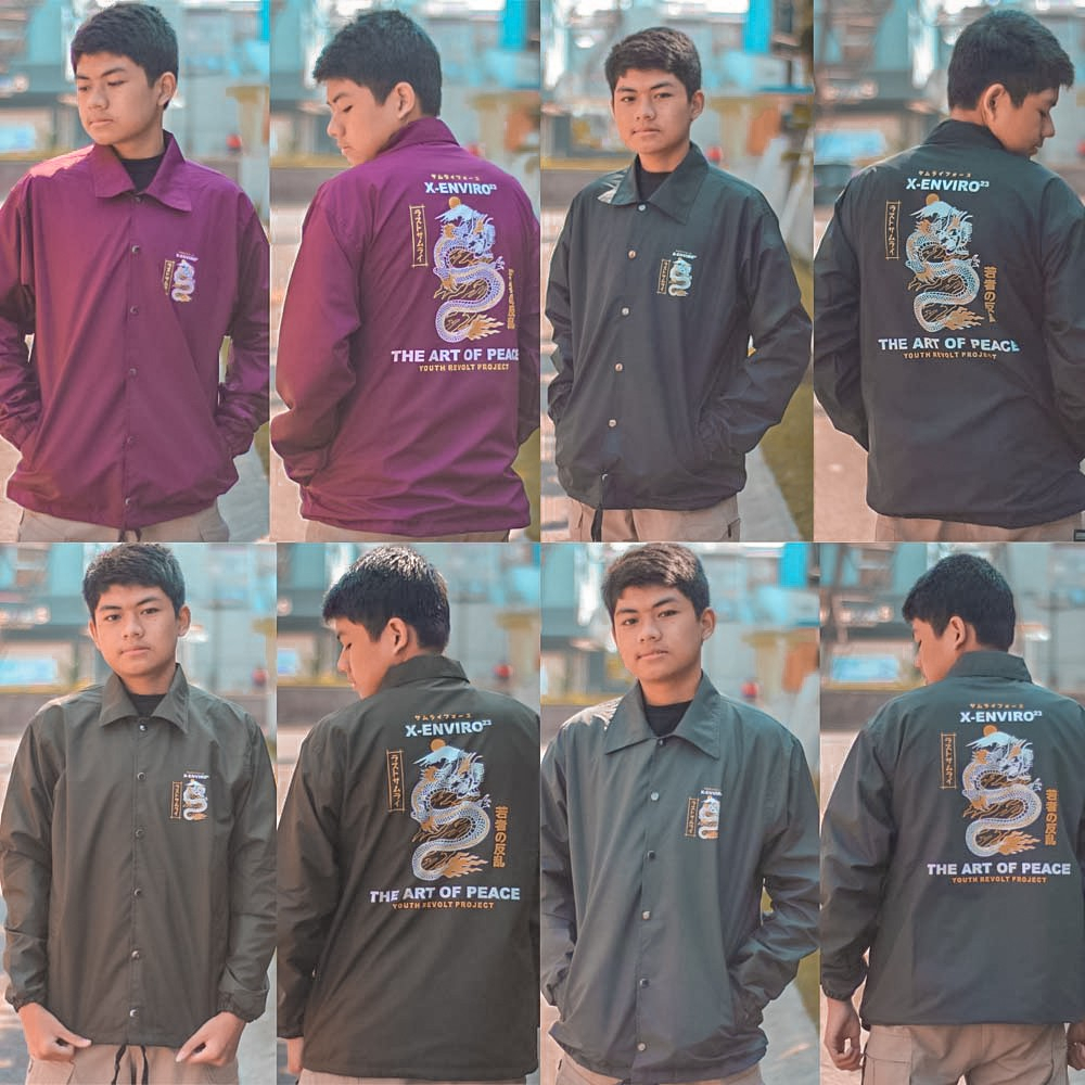 Jaket Coach X-Enviro Parasut Tebal Anti Angin Gratis Ongkir