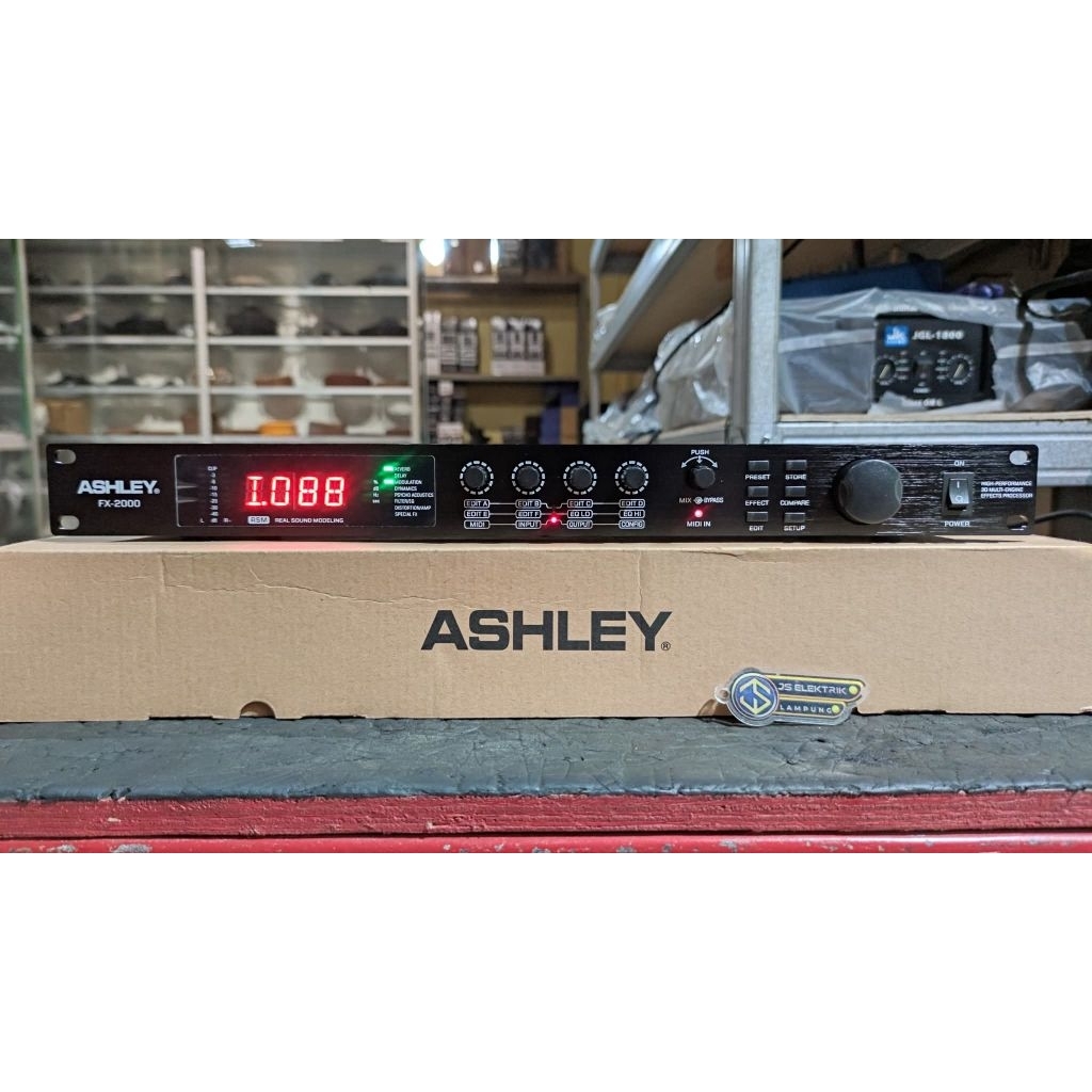 Effek vocal Ashley FX-2000 / efek vocal Ashley fx2000 original
