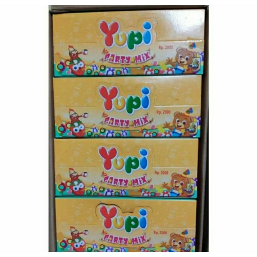 

Yupi Party MIX ( isi 12 /30gr )