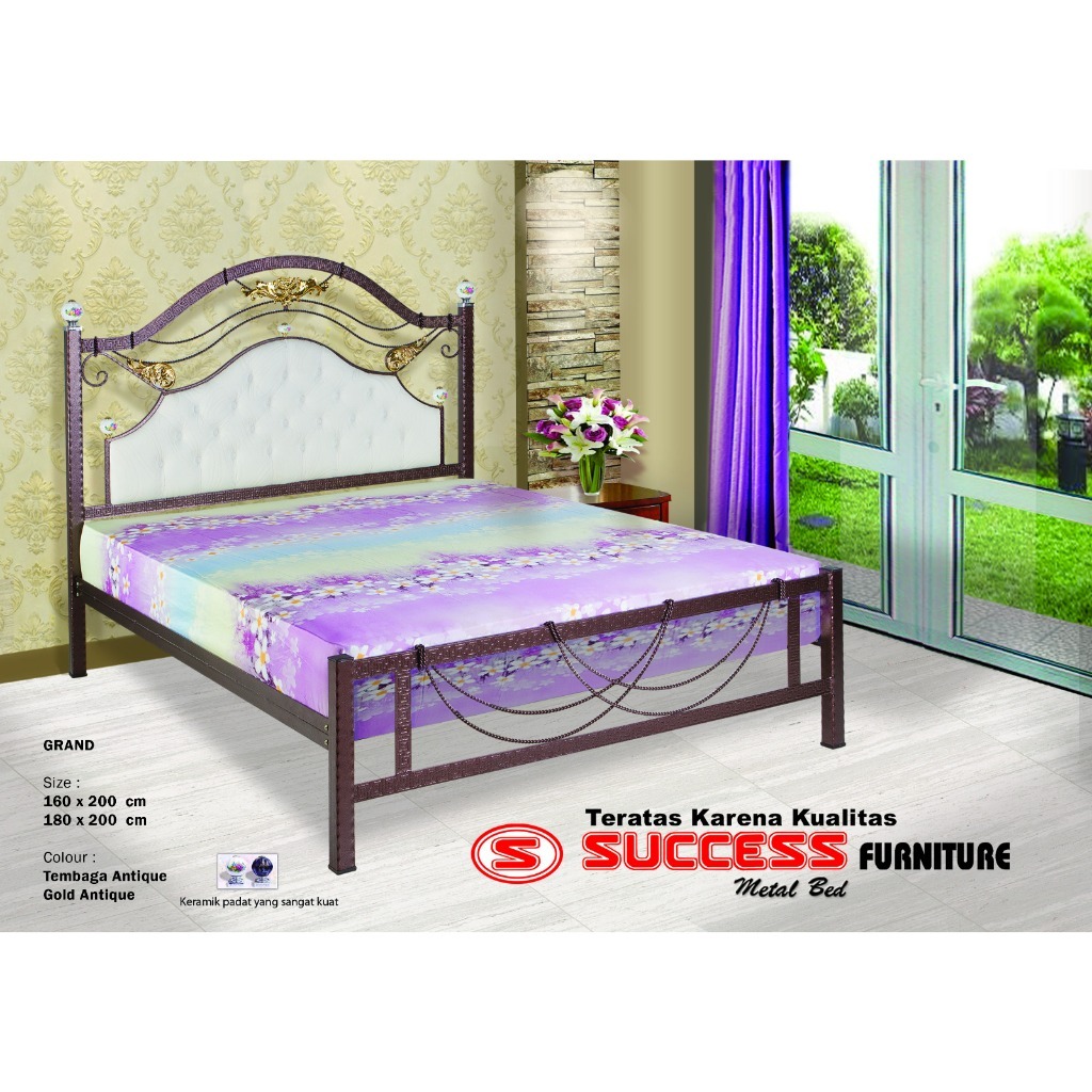 Ranjang Besi Tempa Grand Success