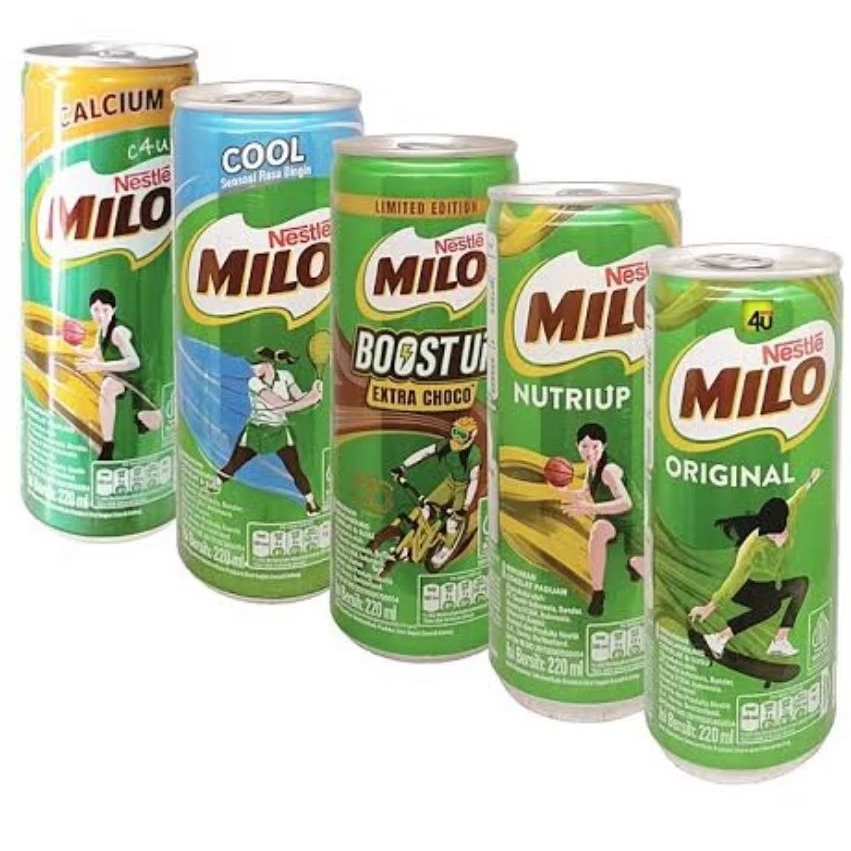 

MILO Minuman Susu Kaleng Rasa Coklat
