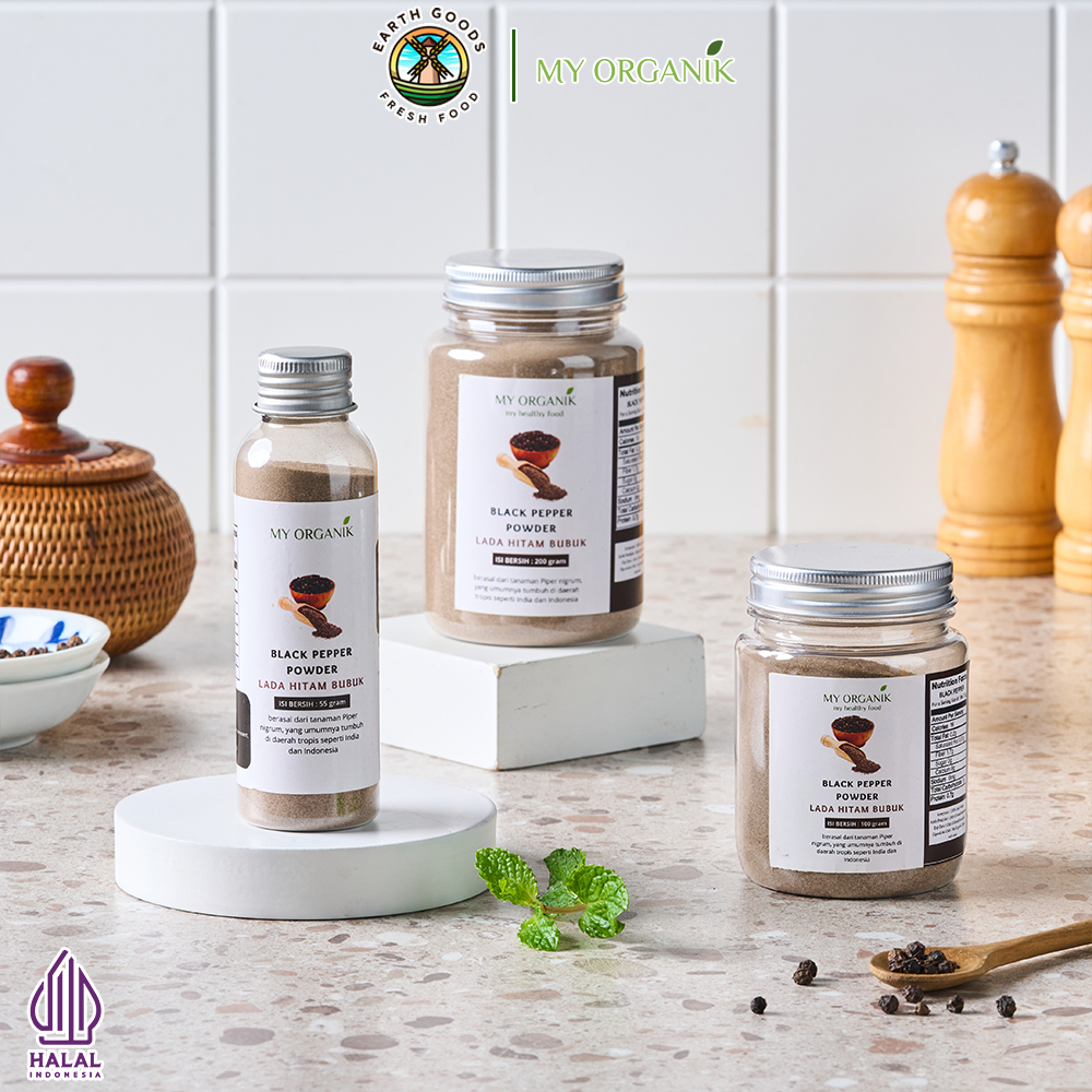 

My Organik Lada Hitam Bubuk Botol Black Pepper Powder Premium Quality Merica Bubuk Bumbu Dapur