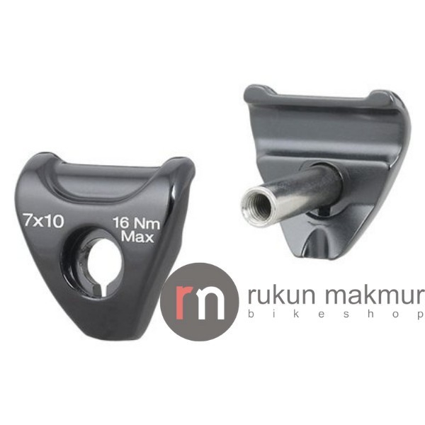 Trek Bontrager Seatpost Part Saddle Clamp Ear 7 x 10 mm Rail Carbon For Seatmast Seat Post Ears TREK