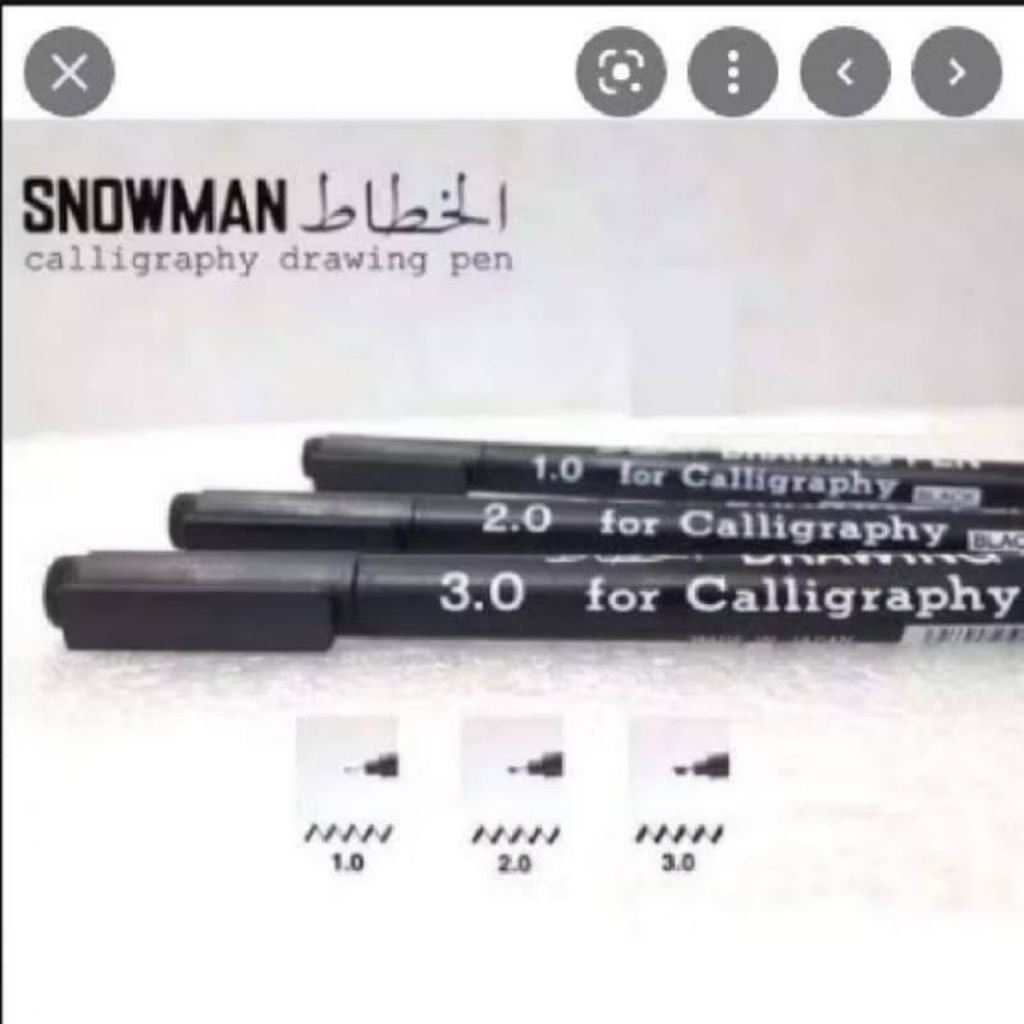 

[ LUSIN ] PULPEN KALIGRAFI SNOWMAN / CALLIGRAPHY PEN