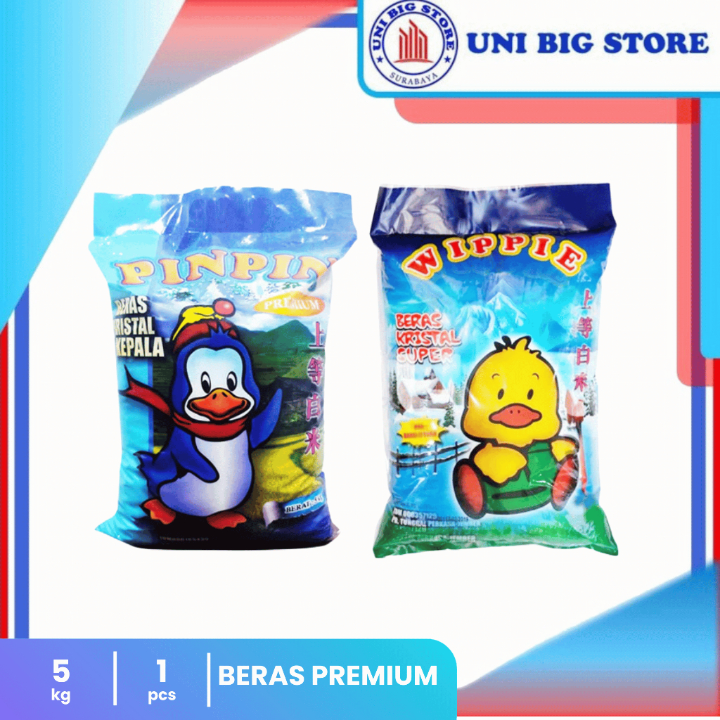 

Beras Wippie | PIN PIN Premium Rice Grain 5 kg PinPin