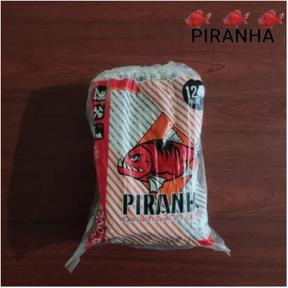 Sarung tangan 5 benang 1 lusin Sarung Tangan Kain Abu 5 Benang