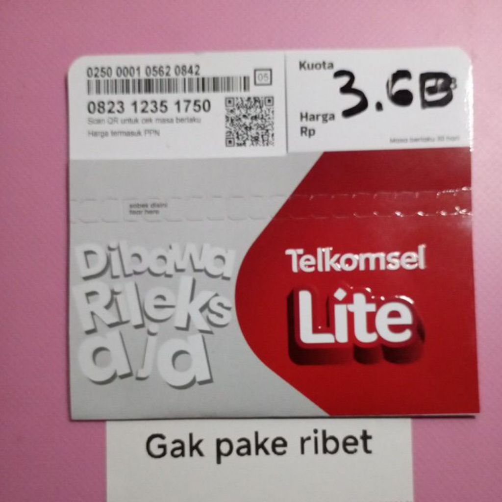 kartu perdana telkomsel 3gb nasional