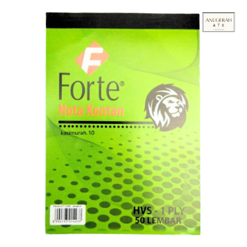 

Buku Nota Kontan Kecil Forte 1 Ply