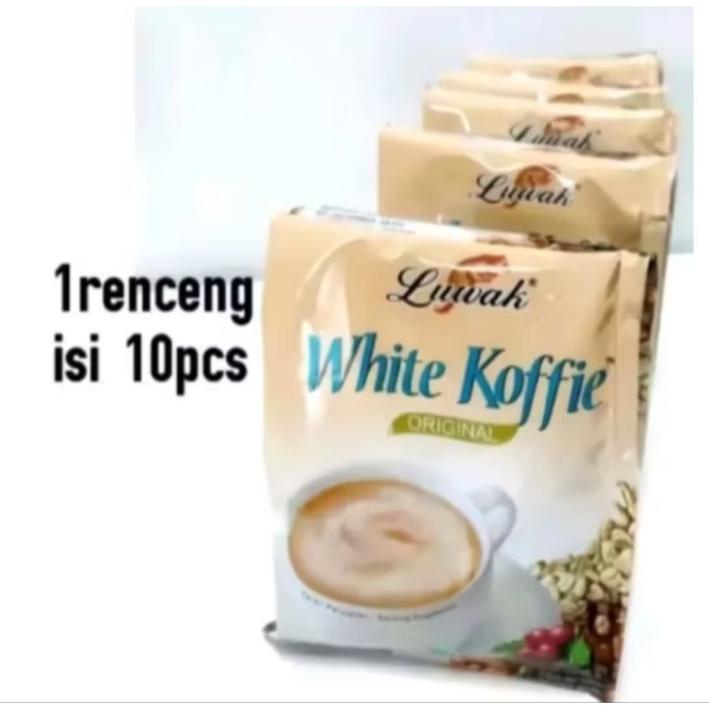 

Luwak white coffee 20gr isi 10sachet - original