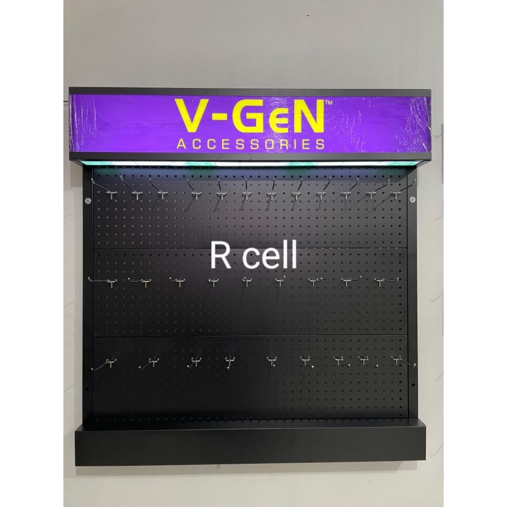 paket usaha konter rak dinding v gen