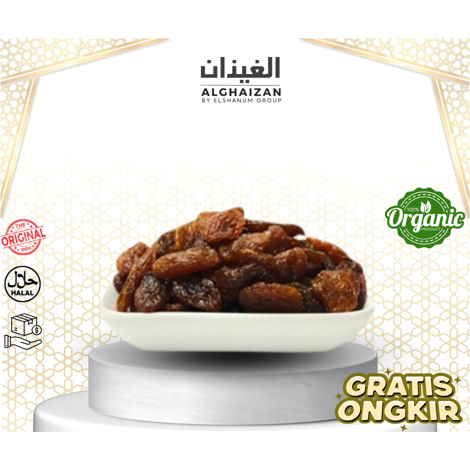 

Kismis golden raisin brown 1kg kismis asam manis kismis star alghaizan pusat