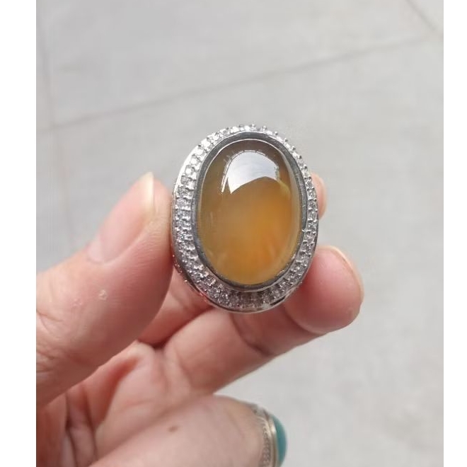 Batu Cincin Bio Solar Padang Natural Giwang