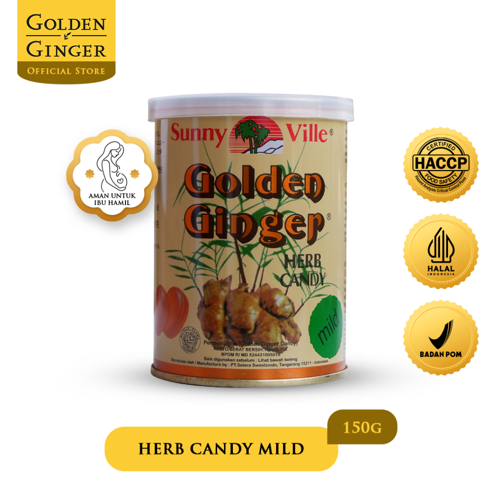 

Golden Ginger Herb Candy Classic Mild (CAN)