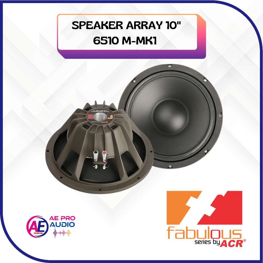 Speaker ACR Fabulous Array 10" 6510 M-MK1 Neodium Original
