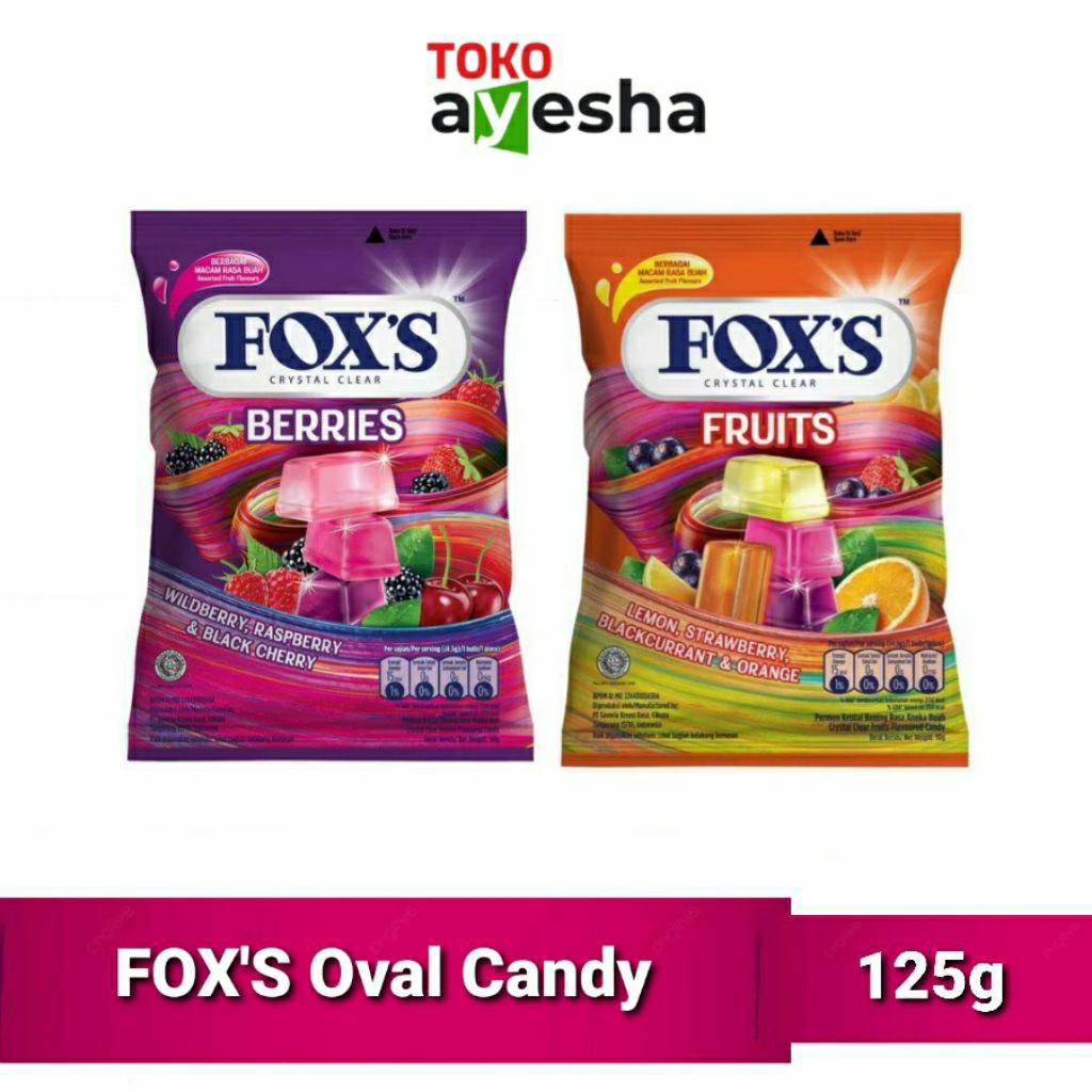 

FOX'S Oval Candy Bag 125 gr