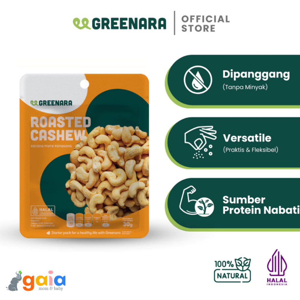 

Greenara Roasted Cashew 30gr
