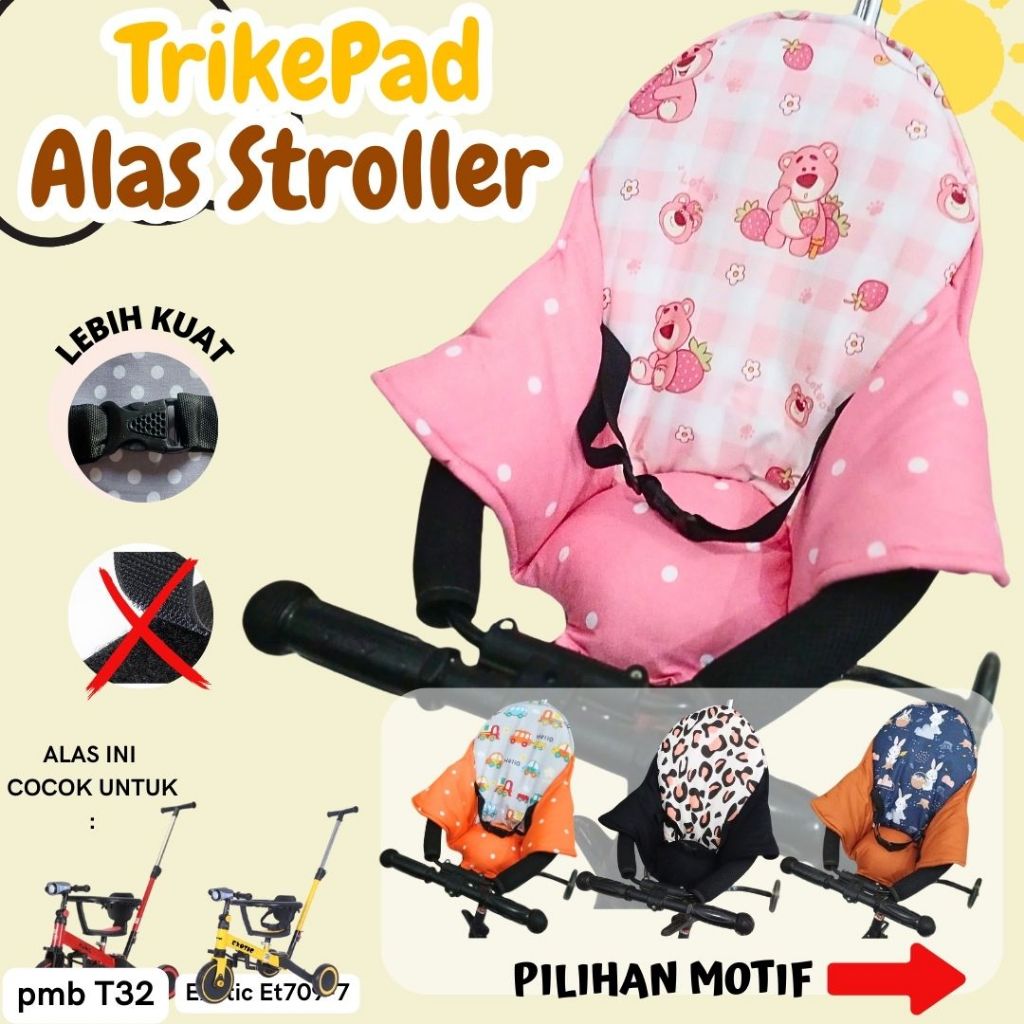 Alas Trike Sepeda T3 Bantalan stroller cocok untuk pmb T32 Exotic Et709-7 alas duduk sepeda anak