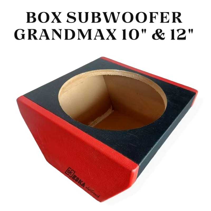 Box Subwoofer 10 Inch dan 12 Inch GrandMax Trapesium Box Subwoofer Grand Max