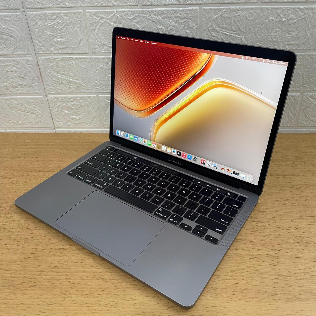 MACBOOK PRO 2020 TOUCHBAR 13 INCH RAM 32GB SSD 512GB I7 MULUS SECOND