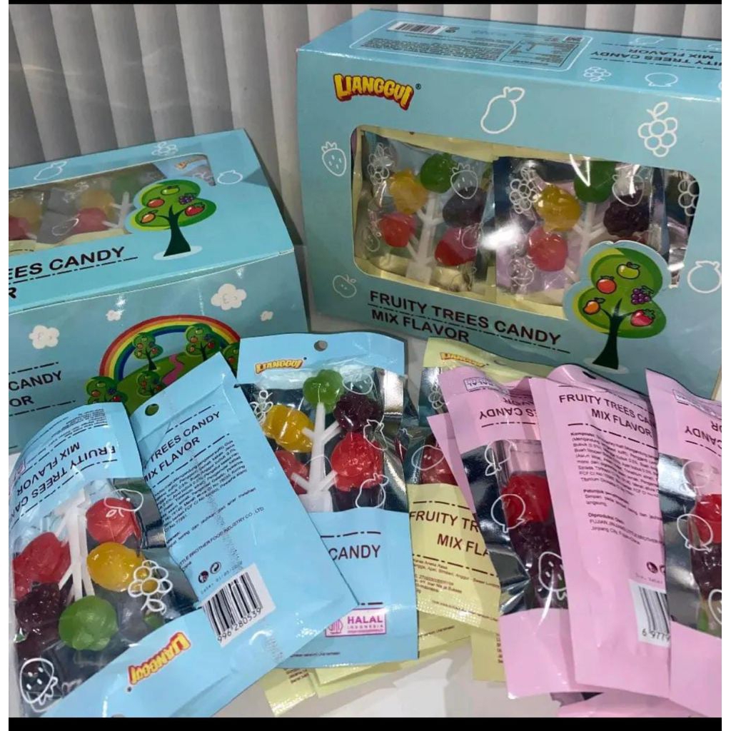 

LIANGGUI PERMEN LOLLIPOP POHON/FRUITY TREES CANDY ISI 30