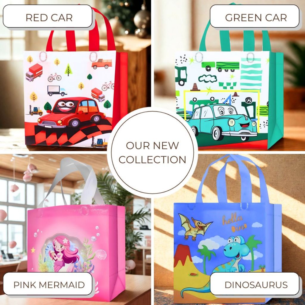 

[New Car]Tas Kado Ulang Tahun Anak/Tas hadiah kartun yang praktis/Tas souvenir premium/Tas hadiah ulang tahun